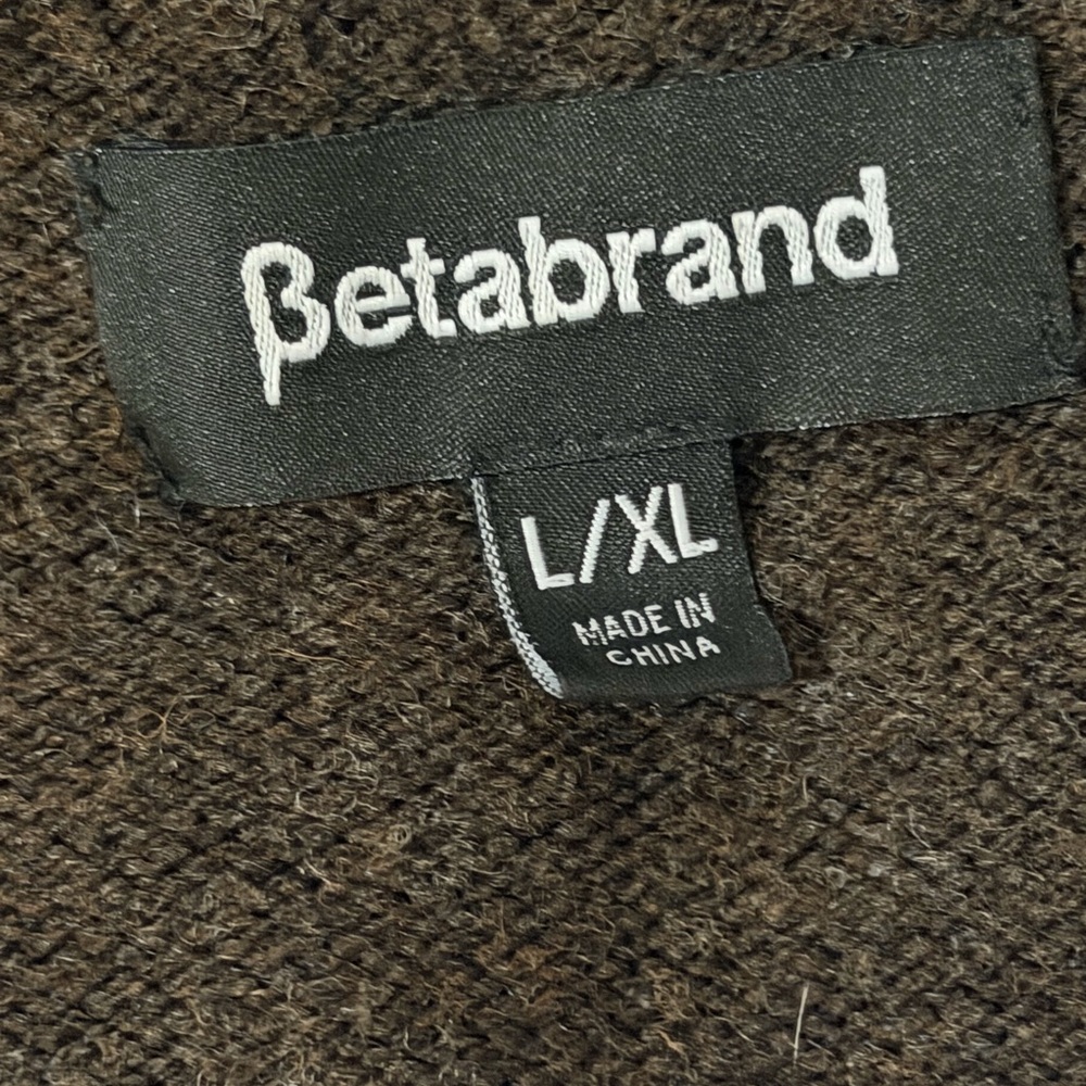 Betabrand Brown V-Neck Sweater - Picture 8 of 10